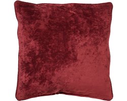 CHLOE | sierkussen 50x50 cm | Merlot | rood | Hoii | met duurzame kussenvulling