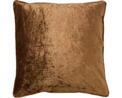 CHLOE | sierkussen 50x50 cm | Tobacco Brown | bruin | Hoii | met duurzame kussenvulling