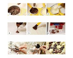 Chocoladesmeltkroes - Elektrisch Keukengereedschap - Roze - Chocolade maken - DIY Chocolade smeltmachine - Ideaal voor zoetekauwen - Ergo...
