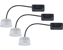 Choose Coin - Recessed lighting spot - 3 bulb(s) - LED - 6 W - 2700 K - Satin steel