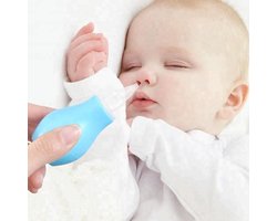 CHPN - Neuszuiger - Neus uitzuiger - Neus uitzuigen - Blauw - Neusreiniger voor Baby's en Kinderen - Universeel - Siliconen