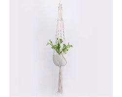 CHPN - Plantenhanger - Handgemaakte Macrame Plant Hangers - Bloempot Hangers - Wanddecoratie - Tuin Interieur - Bohemian Decor - Woondecoratie