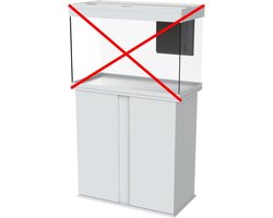 Ciano Aquarium Emotions Pro 80 Wit Aquarium - Los meubel