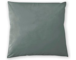 Cinderella - 2x Kussensloop met rits - Basic - Set van 2 stuks - 80x80 cm - Groen