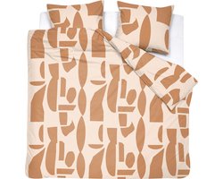 Cinderella - Barista - Dekbedovertrek - Katoen - 240x200/220 cm + 2 kussenslopen 60x70 - Karamel