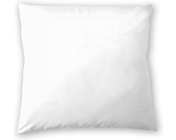 Cinderella Basic - Kussensloop - 100% Katoen - Set van 2 - 60x70 cm - Wit