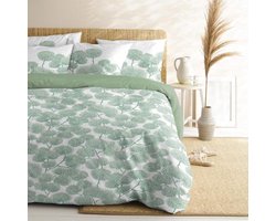 Cinderella Branche - Dekbedovertrek - Katoen - 140x200/220 cm - Green