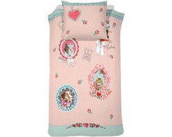 Cinderella Forever Friends - Kinderdekbedovertrek - Coral - Eenpersoons - 140 x 200 cm - Coral