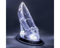 Cinderella Glass Slipper 3D Light – Officieel Gelicentieerde Disney Prinses Lamp, 19 cm, USB of Batterijvoeding- Paladone