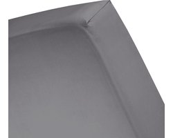 Cinderella Hoeslaken - Flanel - Geschikt voor Boxspring - 2 Persoons - 180 x 200/210 cm - tot 30 cm matrashoogte - Antraciet