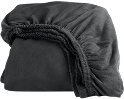 Cinderella Hoeslaken - Geschikt voor Boxspring - Jersey - 120x200 cm - tot 25 cm  - Antraciet