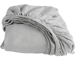 Cinderella Hoeslaken - Geschikt voor Boxspring - Jersey - 120x200 cm - tot 25 cm  - Lichtgrijs