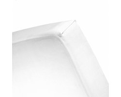 Cinderella Hoeslaken - Geschikt voor Boxspring - Jersey - 200x200 cm - tot 25 cm  - Wit