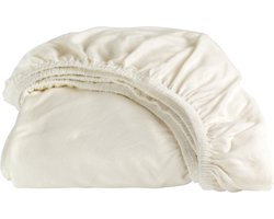 Cinderella Hoeslaken - Geschikt voor Boxspring - Jersey - 80/90x220 of 100x200 cm - tot 25 cm  - Ivoor