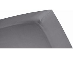 Cinderella - Hoeslaken - tot 25 cm matrashoogte - Jersey - 200x200 cm - Antraciet