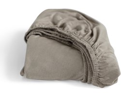 Cinderella - Hoeslaken (tot 35 cm) - Jersey - 180x200 cm/210 cm - Taupe