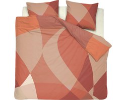 Cinderella - Horizon - Dekbedovertrek - Katoen Satijn - 260x200/220 cm + 2 kussenslopen 60x70 - Terra