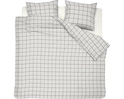 Cinderella Kody Dekbedovertrek - Tweepersoons - Flanel - 200x200/220 cm - Off White