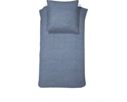 Cinderella Lyn 1-persoons dekbedovertrekset 135x200cm katoen grisaille blauw + 1 kussensloop 60x70