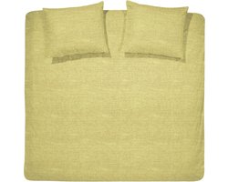 Cinderella Lyn - Dekbedovertrek - Katoen - 240x200/220 cm - Mustard