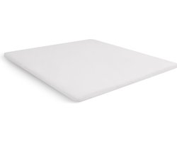 Cinderella Molton Hoeslaken - Katoen en Polyester - 160x200 cm - tot 25 cm  - Wit