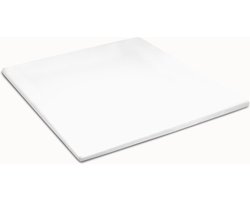 Cinderella Molton Hoeslaken - Matrasbeschermer voor Topper - 80/90 x 200/210 cm - tot 15 cm  - Wit