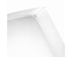 Cinderella Molton Hoeslaken - Matrasbeschermer voor Topper - 80/90 x 210/220 cm - tot 25 cm  - Wit