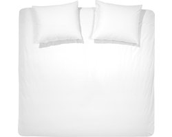 Cinderella Morning 2-persoons dekbedovertrekset 200x200cm flanel wit + 2 kussenslopen 60x70