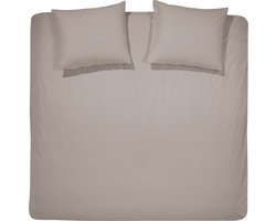 Cinderella Morning Dekbedovertrek - Tweepersoons - Lits-Jumeaux Extra Breed - 260x200/220 cm - Taupe