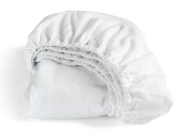 Cinderella - Premium Molton Hoeslaken - Tot 25 cm matrashoogte - 120x200 cm - Wit