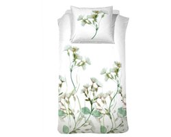 Cinderella Sereen Dekbedovertrek - Eenpersoons - 140x200/220 cm - Wit