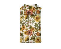 Cinderella - Serenade - Dekbedovertrek - Katoen Satijn - 140x200/220 cm + 1 kussensloop 60x70 - Okergeel