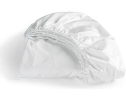 Cinderella Sundays Hoeslaken - 1 Persoons - Satijn - 90x200 cm - tot 25 cm  - Wit