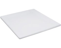 Cinderella Sundays Hoeslaken - Topper - 100% Katoen-Satijn - 1 Persoons - 90x210 cm - tot 15 cm  - Lichtgrijs