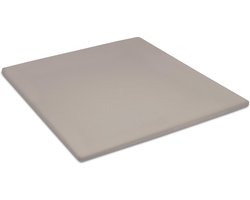 Cinderella Sundays Hoeslaken - Topper - 100% Katoen-Satijn - 180x210 cm - tot 15 cm  - Taupe