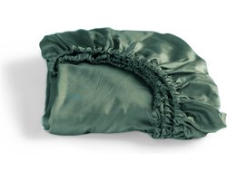 Cinderella - Sundays - Hoeslaken - Tot 25 cm matrashoogte - Satijn - 160x210 cm - Groen