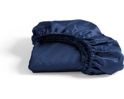 Cinderella - Sundays - Hoeslaken - Tot 25 cm matrashoogte - Satijn - 200x200 cm - Blauw