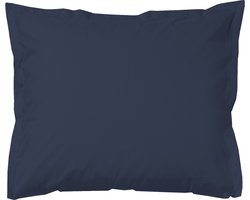 Cinderella Sundays Kussensloop - Set van 2 - Katoensatijn - Zacht - Instopstrook - 60x70 cm - Blauw