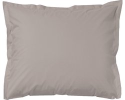 Cinderella Sundays - Kussenslopen - Satijn - 60x70 cm - Taupe - Set van 2