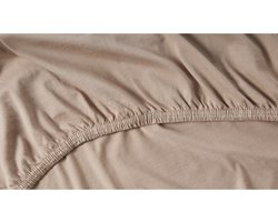 Cinderella topper jersey 140 x 200/210 (30) taupe (tot 15cm)