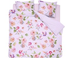 Cinderella Vivienne - Dekbedovertrek - Satijn - 240x200/220 cm - Lilac