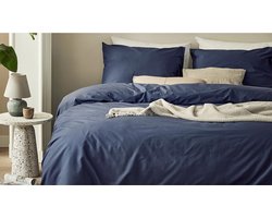 Cinderella Weekend Dekbedovertrek - Tweepersoons - Katoen - Lits-Jumeaux Extra Breed - 260x200/220 cm - Blauw