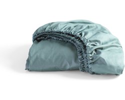 Cinderella - Weekend - Hoeslaken - 100% Katoen - Tot 25 cm matrashoogte - 180x200 cm - Mineraal Groen