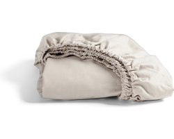 Cinderella - Weekend - Hoeslaken - 90x210 cm - Katoen - Tot 25 cm matrashoogte - Zandkleur