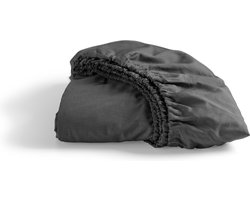Cinderella - Weekend - Hoeslaken - Geschikt voor Boxspring - 100% Katoen - 90x200 cm- Tot 25 cm matrashoogte - Antraciet