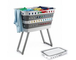 CINK & Co Opvouwbare Wasmand - Met staande Poten en Inklapbare Wastrommel