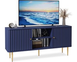 CINK & Co Tv-meubel 140 cm - Met 2 deuren - Blauw