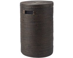 Cino Wasmand Met Deksel Pecan | Bruin | Rotan