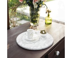 Cirkelvormige marmeren lade voor aanrecht en badkamer