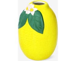 Citroen Vaasje - Citroenen - Citrus - Woondeco - Decoratie - Geel - Fruit Vaas - Lemon - Lime -
